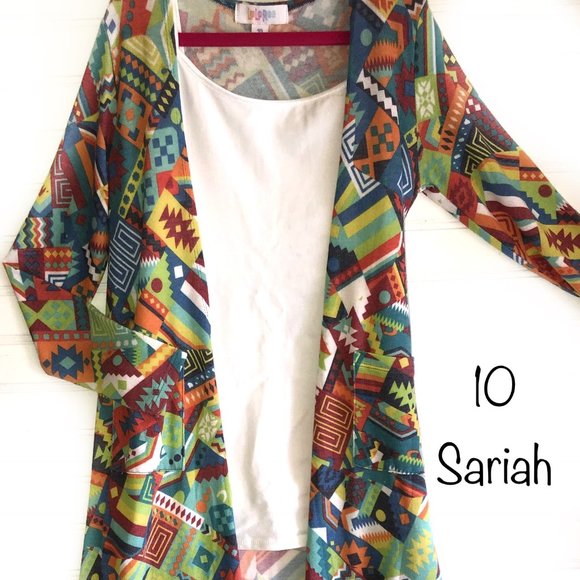 LuLaRoe Sariah Coverup girls kids size 10 brand new NWT back to 2 school - Picture 1 of 3